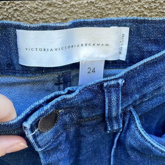 Victoria Beckham wide leg denim jeans - Picture 4 of 16